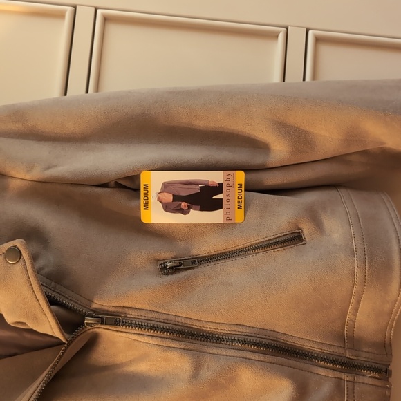 Philosophy Faux Suede Jacket - Picture 6 of 6